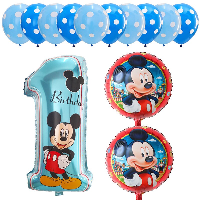 

Набор воздушных шаров Disney Микки и Минни для первого дня рождения