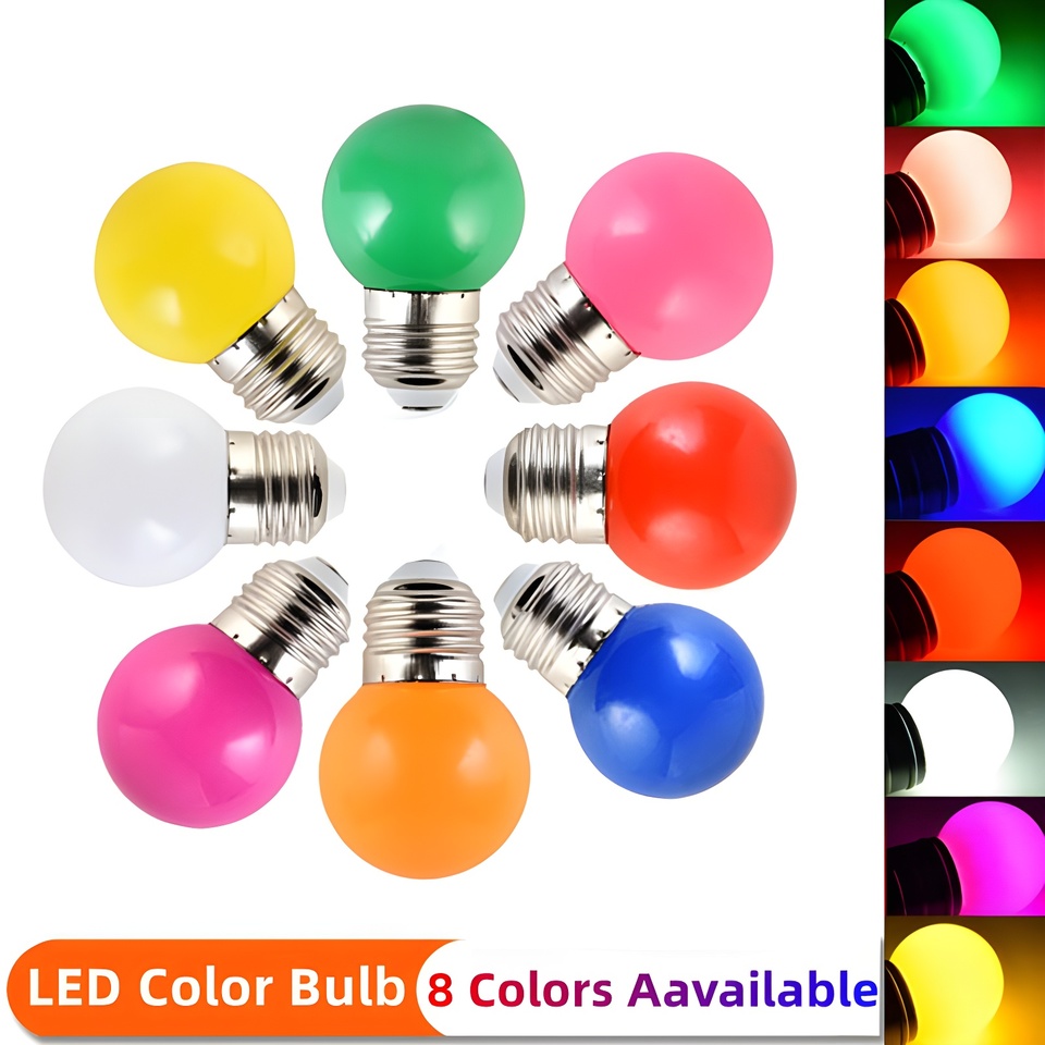 

LED лампа OEEQM E27 B22 8 цветов 3Вт