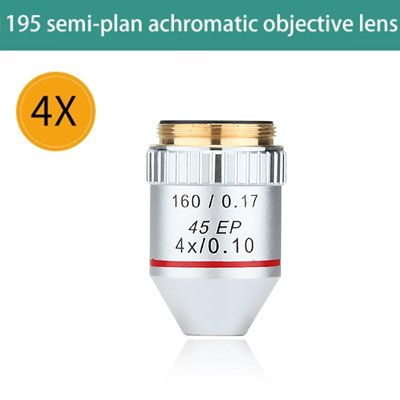 

Полупланевый ахроматический объектив VBNM 195 мм 4X/10X/20X/40X/60X/100X для биологического микроскопа