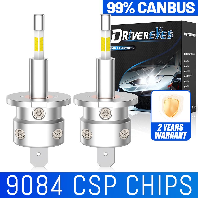 

2 шт. H1 светодиодные фары Canbus H3 H4 H7 H11 H8 9005 HB3 9006 HB4 9012 HIR2 Автомобильная фара 4 стороны CSP Мини-размер 360 3D Turbo LED