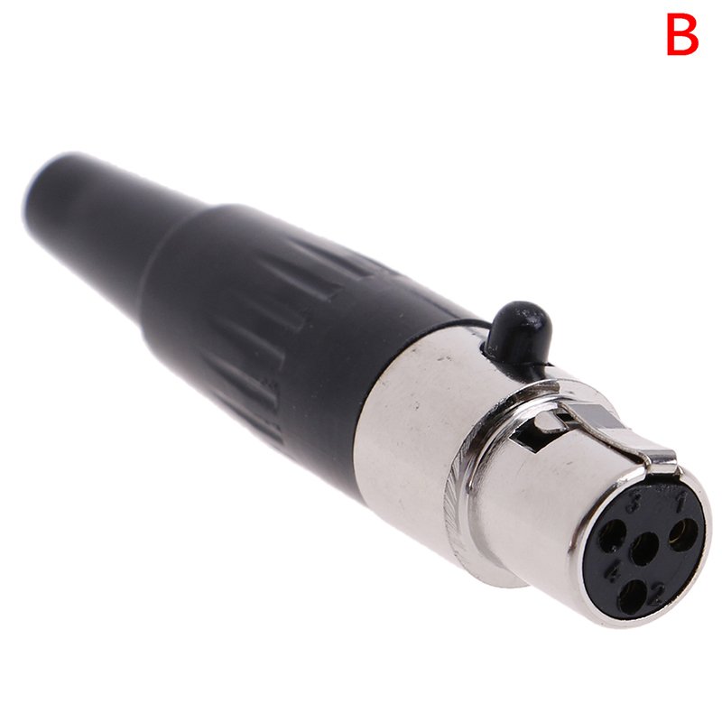 

Новый 1 шт. мини XLR 3 4-контактный гнездовой разъем маленький XLR аудио разъем для микрофона
