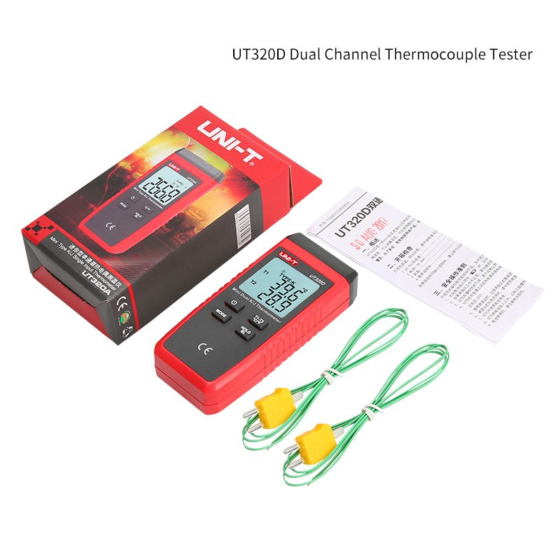 

UNI-T UT320A/UT320D мини-термометр термопары K/J