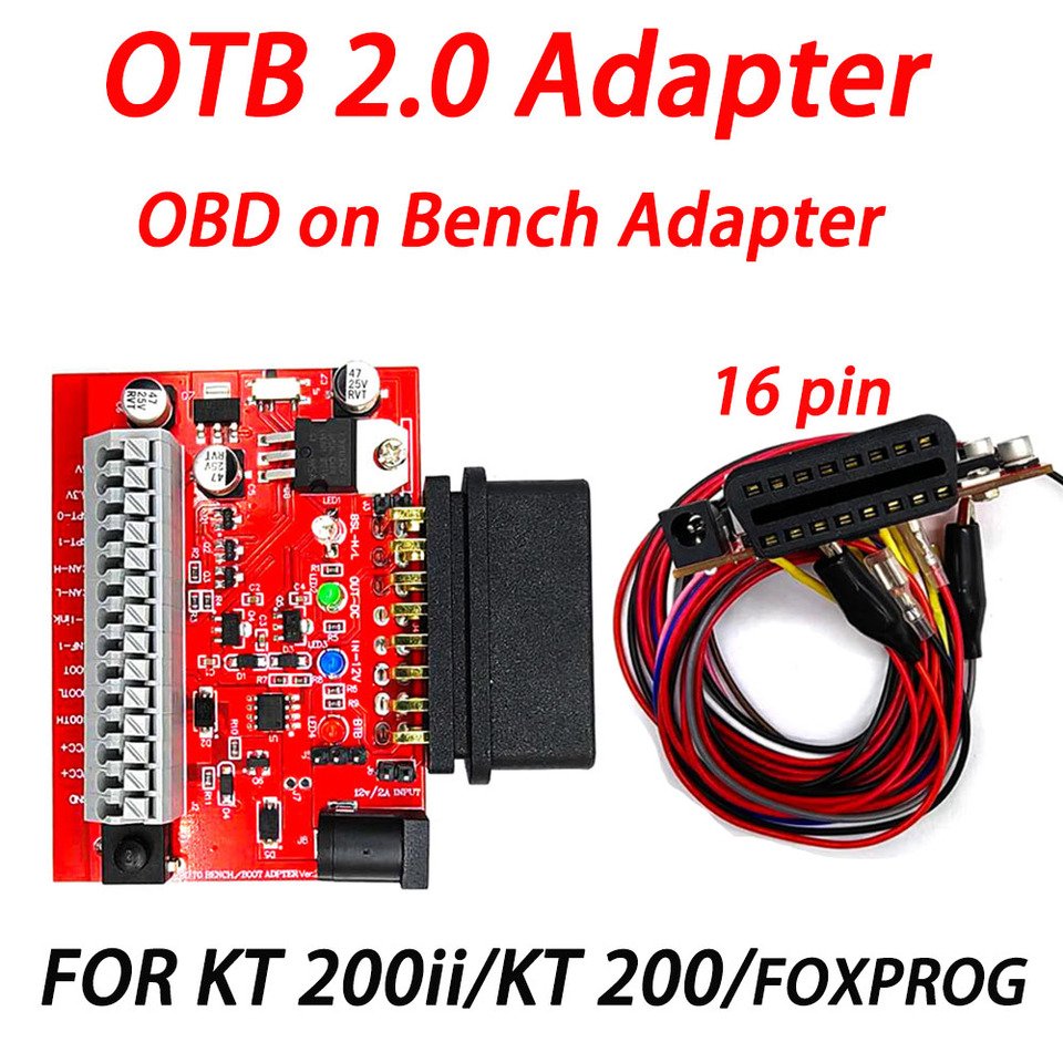 

Адаптер OTB 2,0 OBD2 на верстаке OTB 2 0 для KT200 KT200ii Fox prog Tag flash ECU, инструменты для программирования, 3 режима