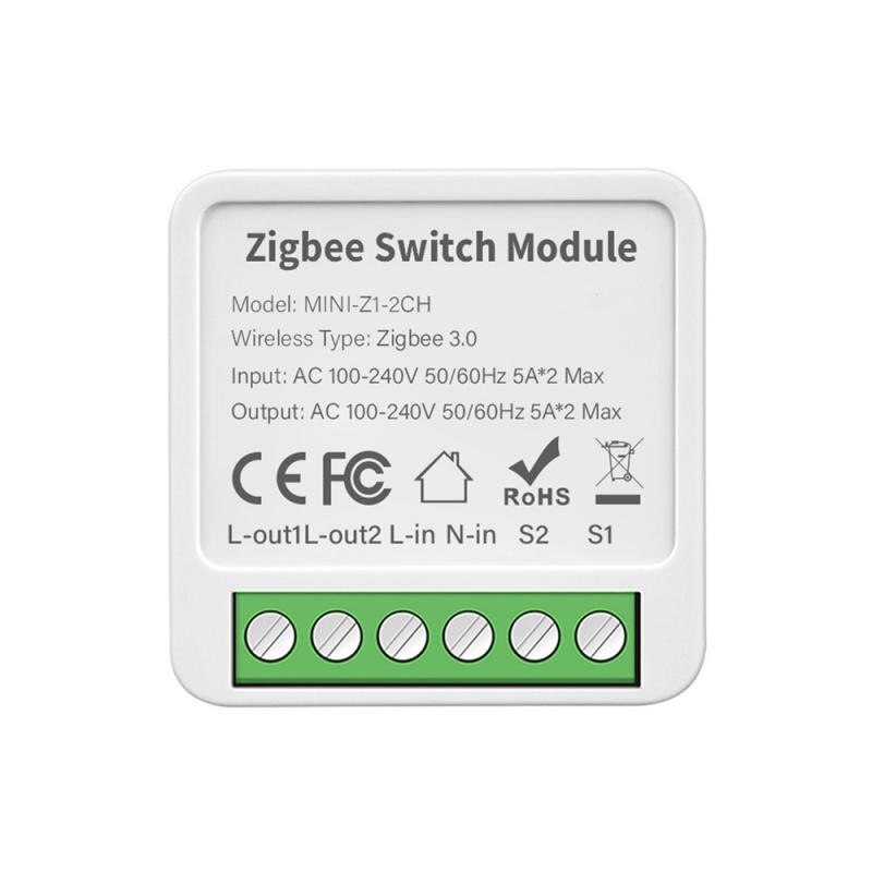 

Мини-умный переключатель CoRui Wi-Fi/Zigbee 16A 1/2/3/4 Gang