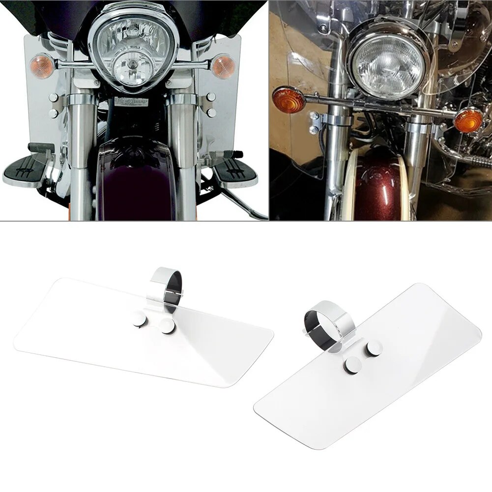 

1 пара мотоциклетных ветровых вилок, воздушный дефлектор для Honda VT1100C2 750 2000-2007 и для Yamaha, Suzuki, Kawasaki VN1500D Vulcan