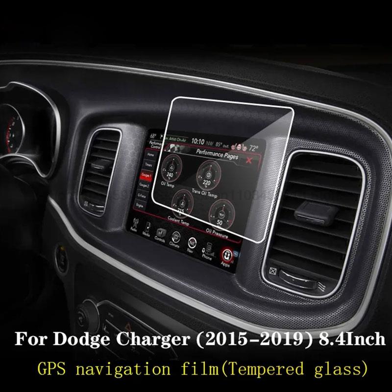 

Защитная пленка для экрана из закаленного стекла для Dodge Charger Challenger 2017-2021, экран для GPS-навигации 8,4 дюйма, защита от царапин в автомобиле