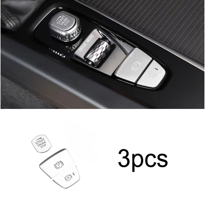 

Автомобильные аксессуары для Volvo xc90 xc60 s90 v90 s60 v60 электронный ручной тормоз P светильник вая Кнопка блестки автомобильные наклейки