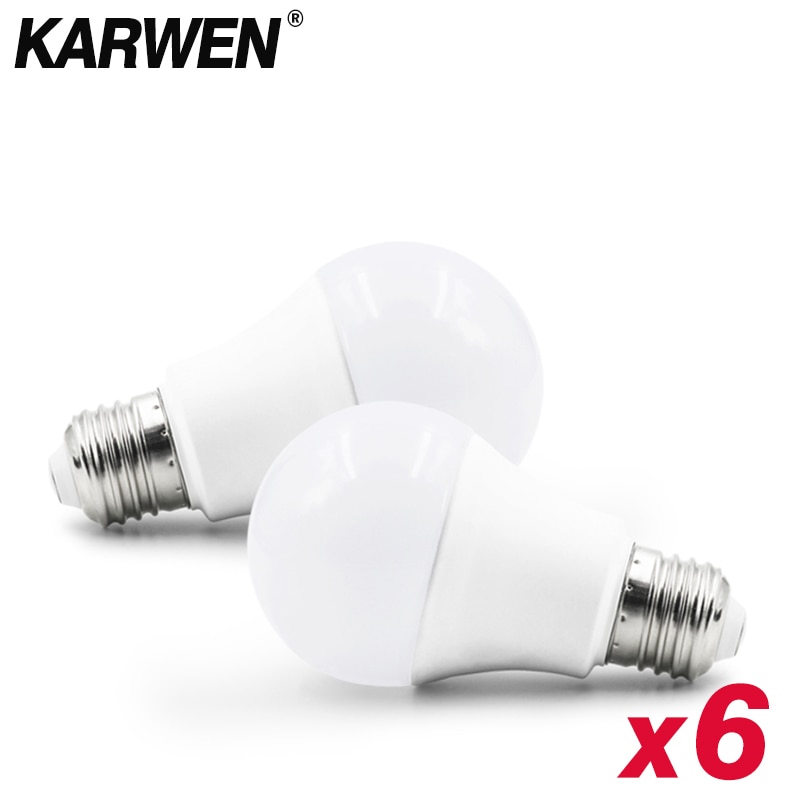 

KARWEN светодиодные лампочки E27 E14 3-20Вт холодный/теплый белый