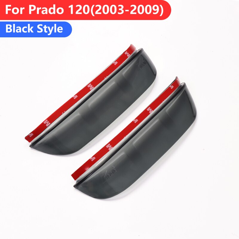 

Боковое зеркало заднего вида Rain Брови Для Toyota Land Cruiser Prado 120 LC120 FJ120 2003-2009 Аксессуары для внешней отделки тойота ленд крузер прадо 120 2008 2007 2006 2005 2004