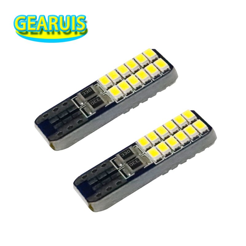 

Светодиодный светильник 100X T10 24 smd 3014 0.11A W5W Canbus 194 168, автомобильные лампы для чтения, Купольные лампы, парковочный светильник, автомобильные аксессуары