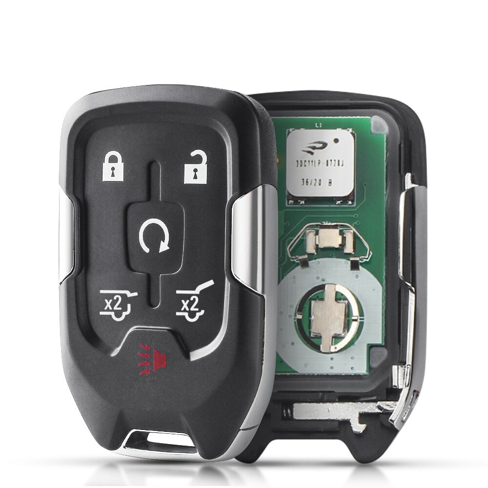 

Dandkey для Chevrolet Silverado GMC Sierra 1500 2500 2019 2020 2021 Fob 5 кнопок 433 МГц HYQ1EA ID46 чип умный Автомобильный Дистанционный ключ