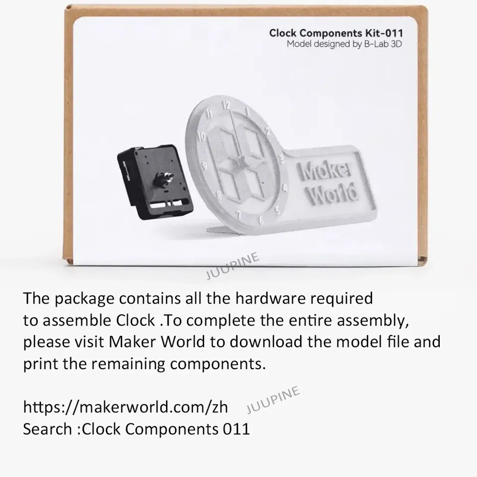 

JUUPINE Комплект деталей для настольной лампы Maker World Clock