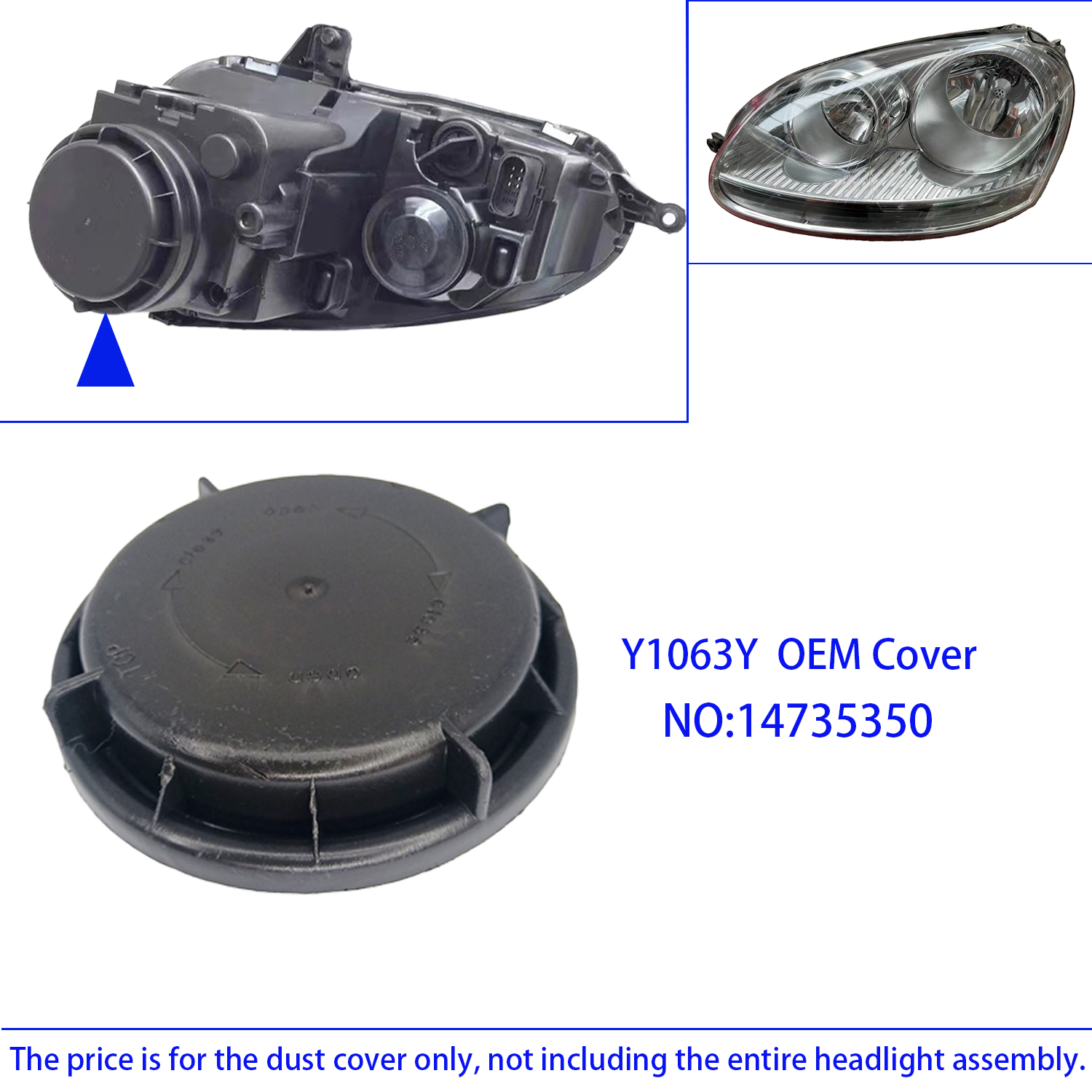 

1 шт. для Vw Golf 5 6 7 GTI Plus R32 MK7 MK5 MK4 MK6 14735350 15387350 5GG 941607 A 89004031 15014500 15014600 Крышка лампы пылезащитной крышки