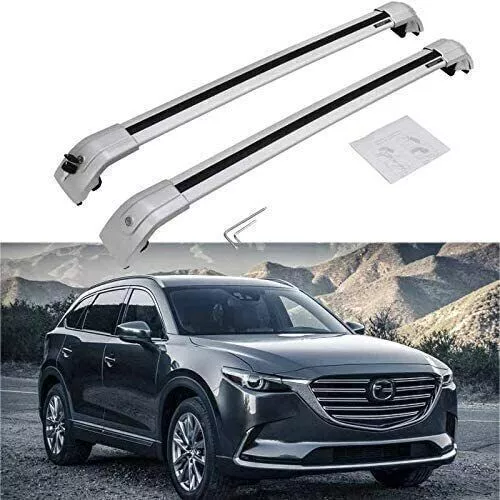 

Подходит для Mazda CX-9 CX9 2016-2020, алюминиевые кровельные рейки, поперечные рейки, поперечные рейки
