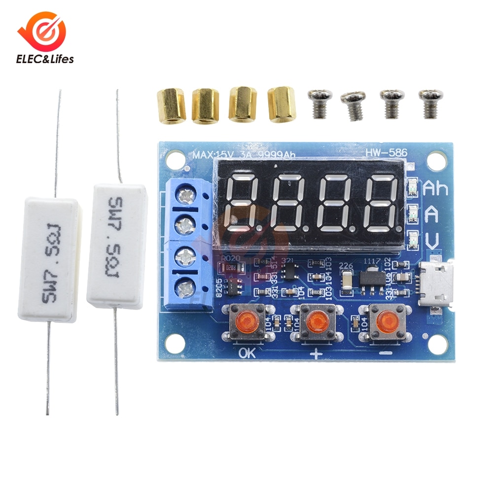 

Тестер емкости аккумулятора Aideepen HW-586