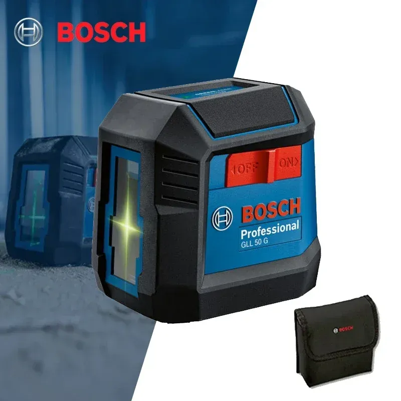 

Лазерный уровень BOSCH GLL50G высокой точности, горизонтальный и вертикальный лазерный уровень для украшения дома, зеленые зеркальные измерительные инструменты