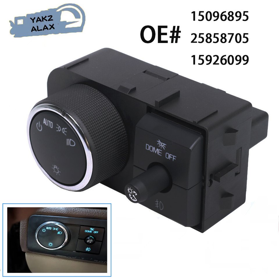

25858705 Для Chevrolet Avalanche Silverado Suburban Tahoe GMC Sierra Yukon 2007-2013 гг., переключатель противотуманных фар 15096895