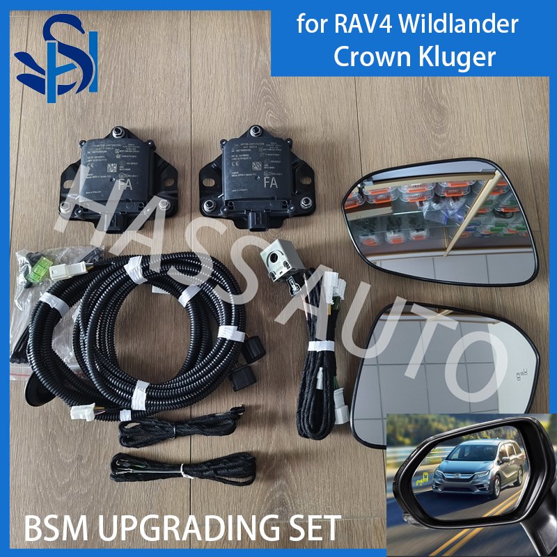 

Для Toyota RAV4 WildLander Kluger BSM RCTA система мониторинга слепых зон набор зеркал заднего вида, вспомогательный модуль замены полости
