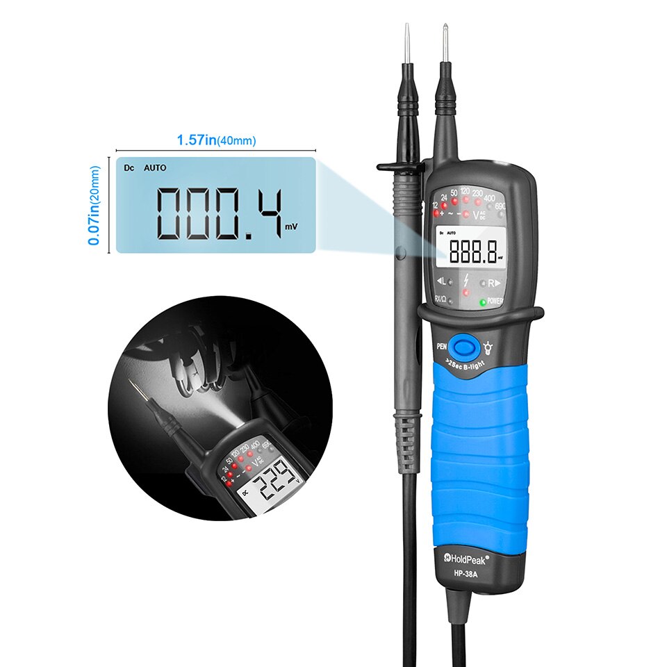 

HoldPeak HP-38A Тестер напряжения и тока