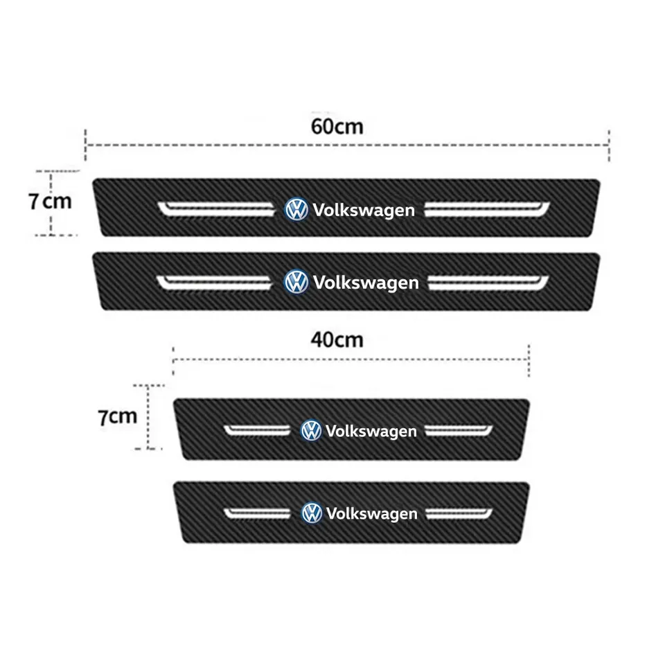 

Защитная наклейка на порог багажника, бампера, наклейка для Volkswagen Passat Tiguan Golf Bora Jetta Scirocco POLO Sagitar Lavida