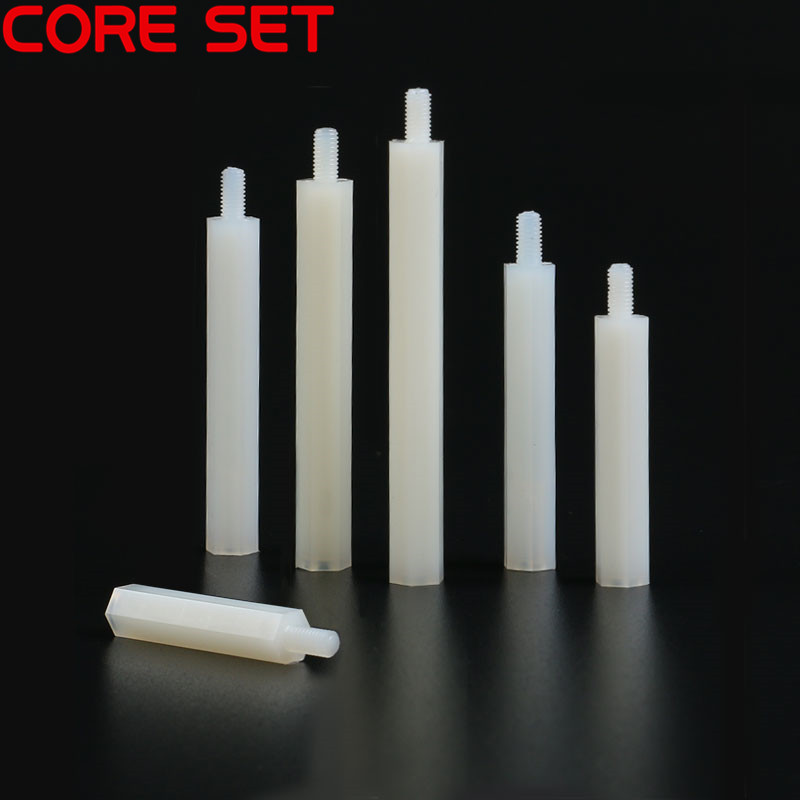 

50 шт. шестигранных нейлоновых проставочных распорок M3+6 мм Your Cee