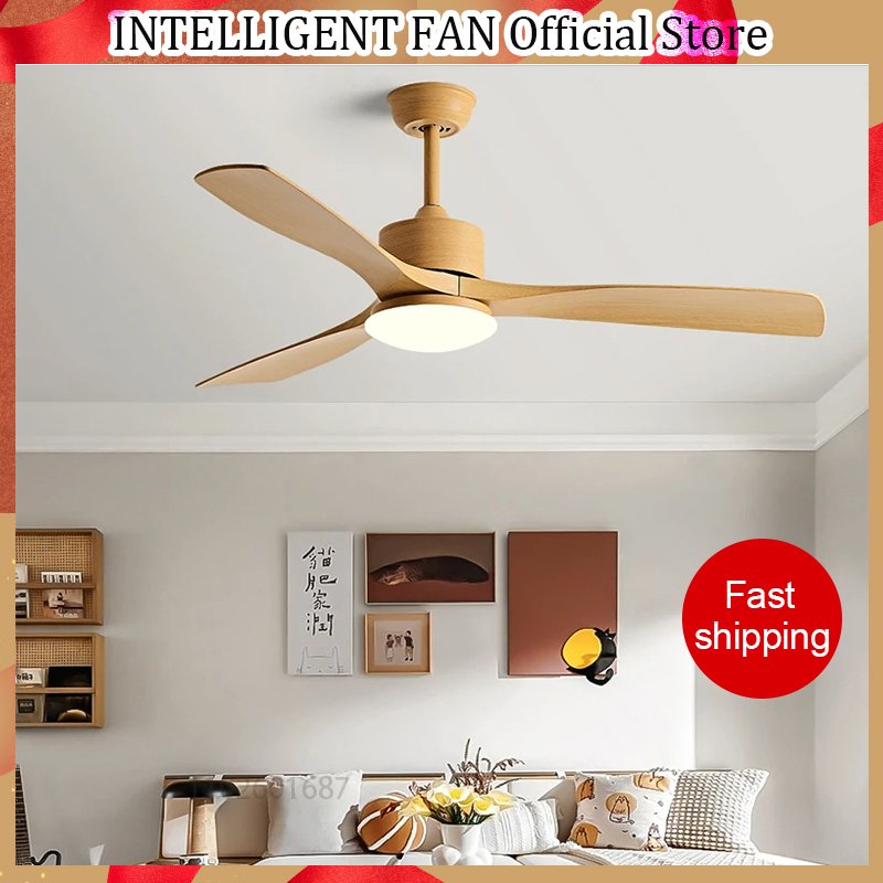 

Потолочный вентилятор с подсветкой INTELLIGENT FAN 36/42/52 дюймов белый черный