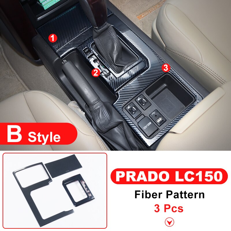 

2010-2017 For Toyota Land Cruiser Prado 150 Lc150 Fj150 крышка коробки передач Панель управления декоративные аксессуары модификация Рукоятка коробки передач 2016 2015 2014 2013 2012 2011