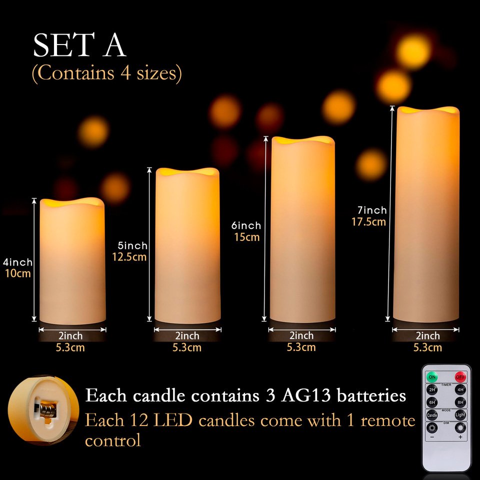

Светодиодные свечи Flameless Candles
