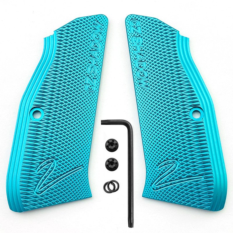 

Пара ЧПУ алюминиевых сплавов под заказ устойчивые к коррозии ручки для CZ 75 Полноразмерные, SP-01 Series Shadow 2 75B BD винты в том числе