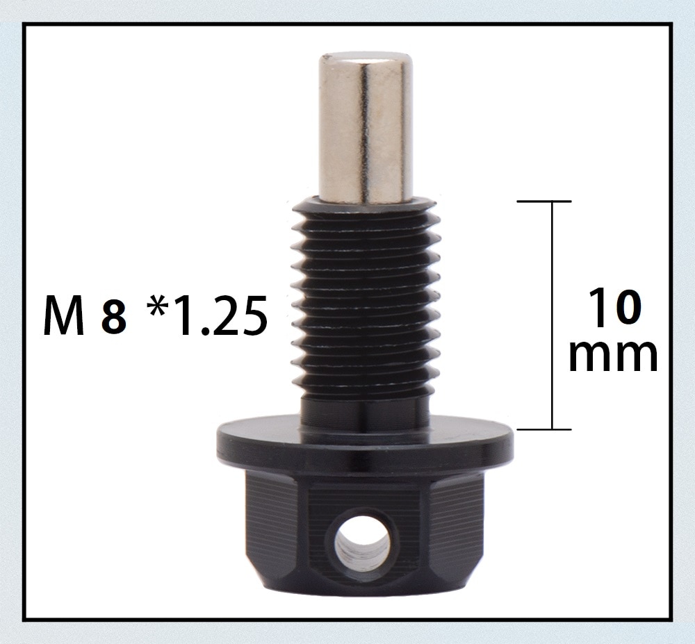 

M8 M10 M12 M14 M16 M18X1,5/1,25 мм Магнитная гайка масляного картера Винт для сливной масляной пробки Магнитная гайка для слива масла JDM