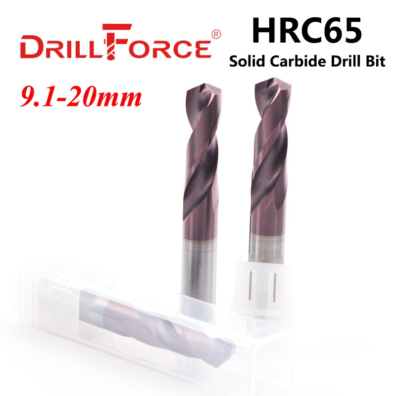 

DRILLFORCE Спиральные сверла из твердого сплава 9.1-20.0 мм