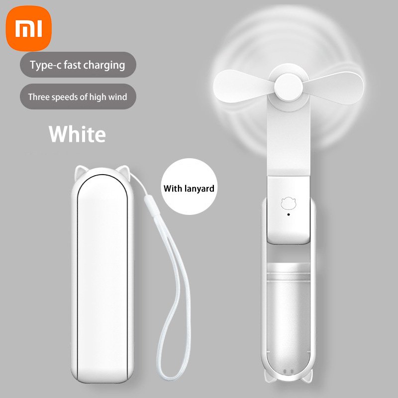 

Мини-ручной вентилятор Xiaomi, небольшой карманный вентилятор, USB-вентилятор с перезаряжаемой батареей, складной охлаждающий ручной вентилятор, мини-USB-вентилятор с аккумулятором, новый