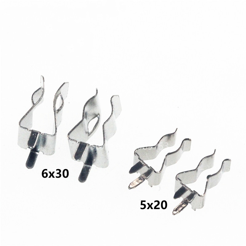 

Зажимы предохранителей 5x20 6x30mm медные 50 шт