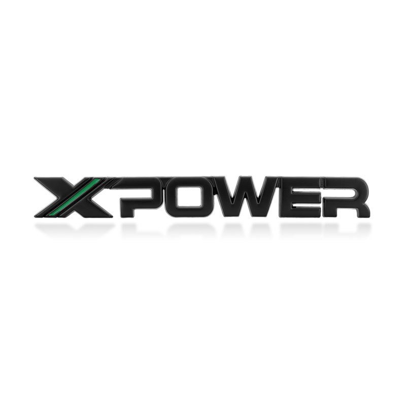 

3D хромированный металл X POWER XPOWER Логотип Эмблема для кузова автомобиля боковой значок задний багажник декоративная наклейка для MG5 MG6 ZS EV GS аксессуары