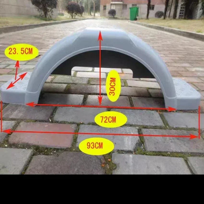 

Пластиковые стандартные черные колеса 13- 14 - 15 дюймов с крыльчатыми крыльями, аксессуары для прицепов, компоненты
