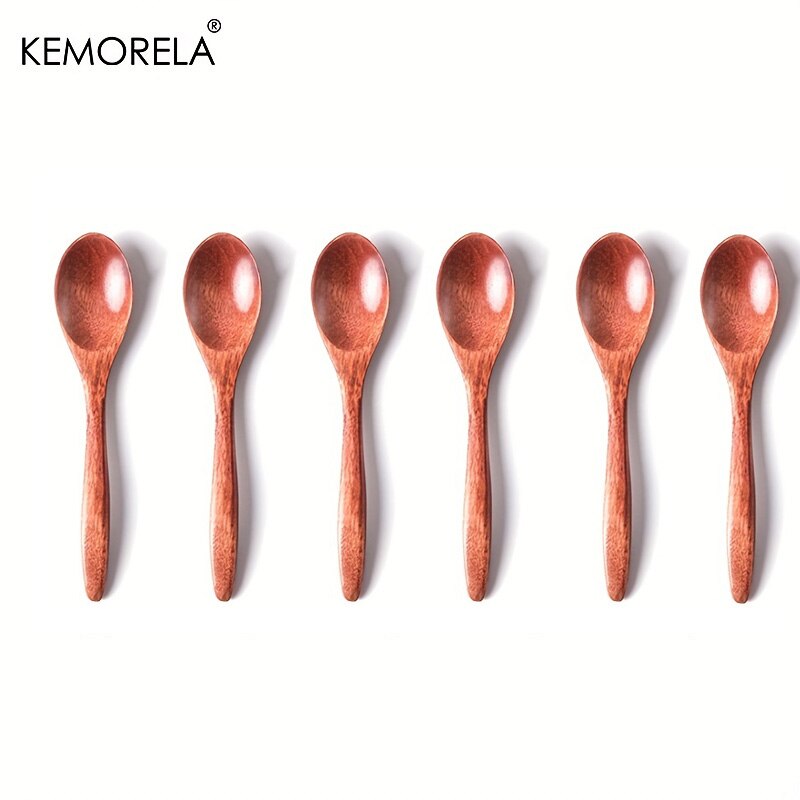 

Деревянные чайные ложки KEMORELA, набор из 6 штук
