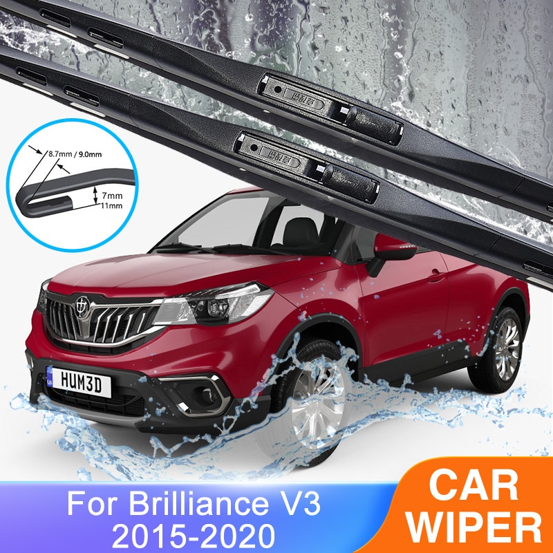 

2x для Brilliance V3 2015 2016 2017 2018 2019 2020 резак для кистей передний и задний набор щеток стеклоочистителя сменные аксессуары для лобового стекла