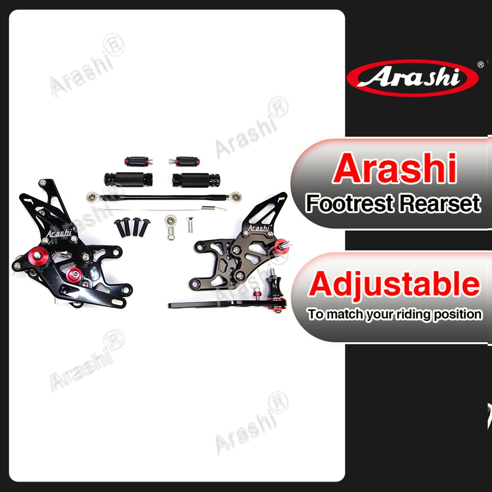 

Мотоциклетные Регулируемые подножки Arashi с ЧПУ, комплект подножек для HONDA CBR1000RR 2008-2011 CBR1000 CBR 1000 RR 2009 2010 GP, переключатель