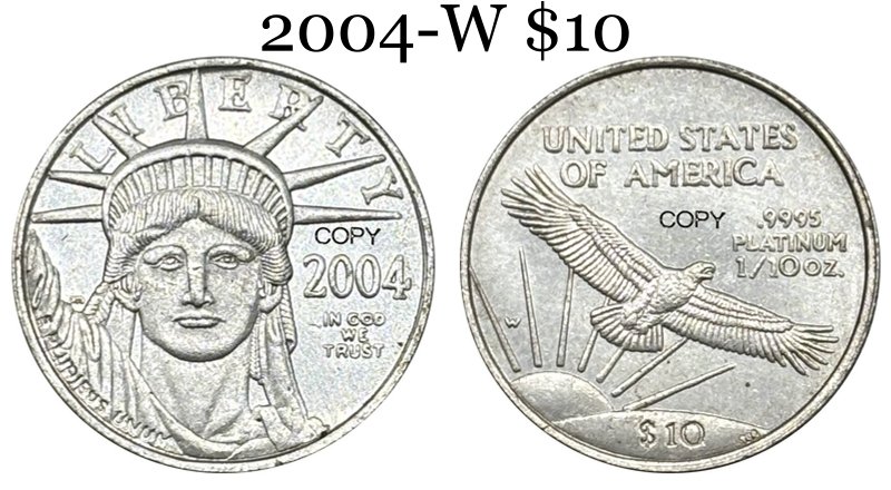 

Платиновый орел США 2004 года