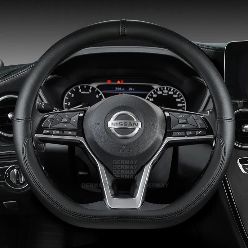 

Для Nissan Qashqai J10 J11 J12 2006 ~ 2023 Dualis Rogue Sport чехол на руль автомобиля из искусственной кожи быстрая доставка автоаксессуары