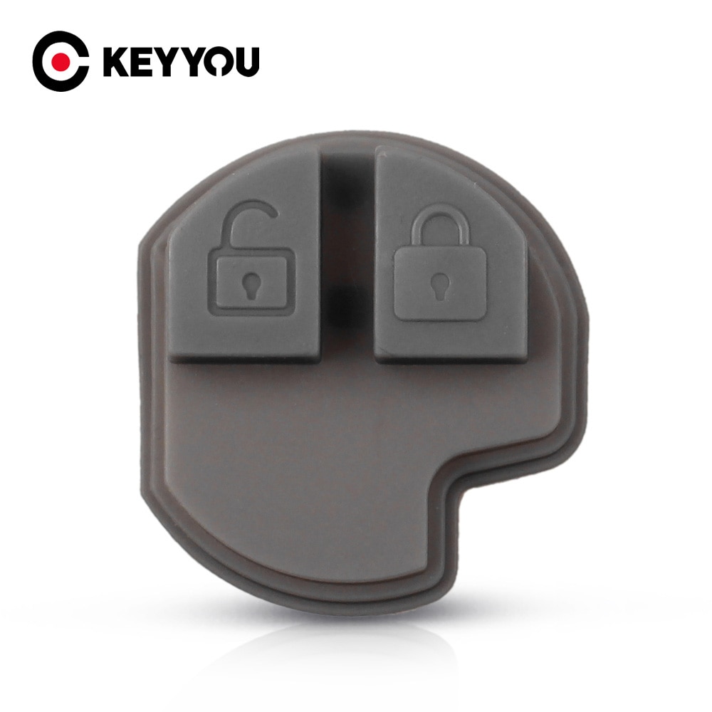 

KEYYOU 2-кнопочный дистанционный автомобильный ключ, силиконовая резиновая накладка на кнопку для Suzuki Key Swift Grand Vitara SX4 Liana Aerio Jimn, автоключ