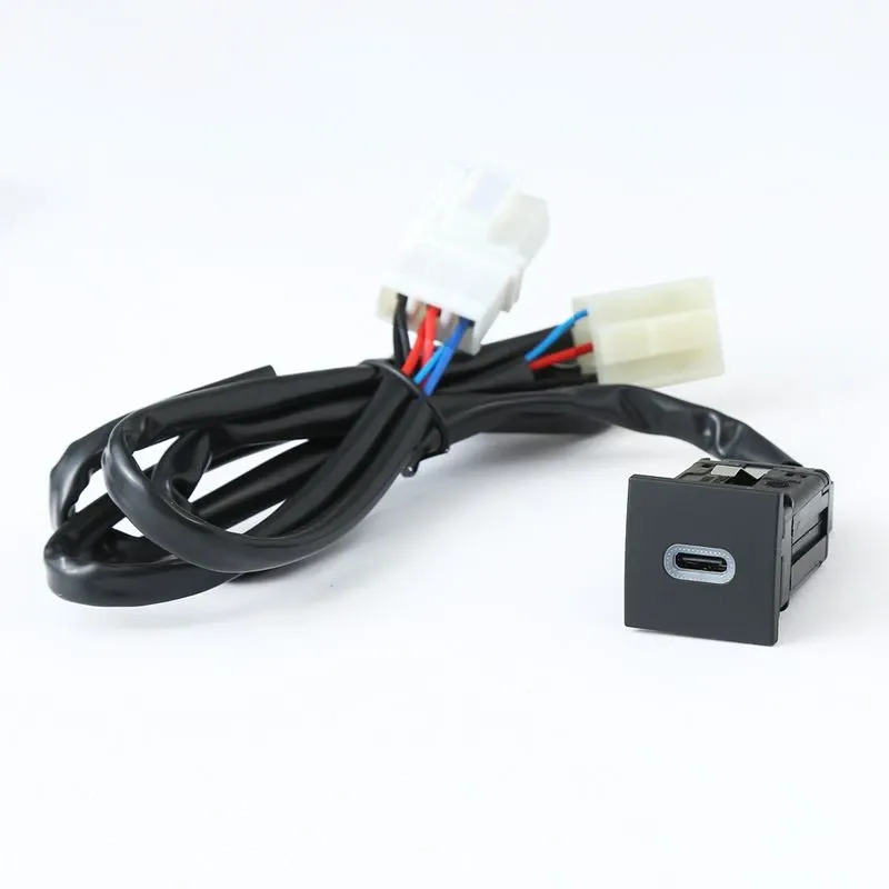 

Автомобильное USB-зарядное устройство PD, адаптер для быстрой зарядки, кнопка автоматической зарядки телефона, подходит для VW Golf 6 Jetta 5 MK5 Scirocco 06-12