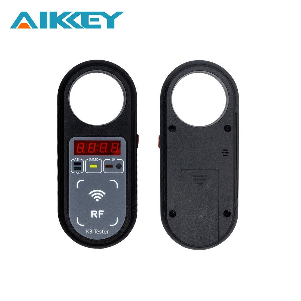 

AIKKEY K3 тестер частоты дистанционного ключа с дисплеем портативный сигнал 100-999 МГц ASK FSK катушка зажигания дверная ручка обнаружение сигнала