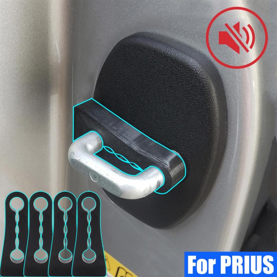 

Амортизатор дверного замка для Toyota Prius 2006 - 2021 2022, звукоизоляционная Бесшумная глухая шумоизоляция