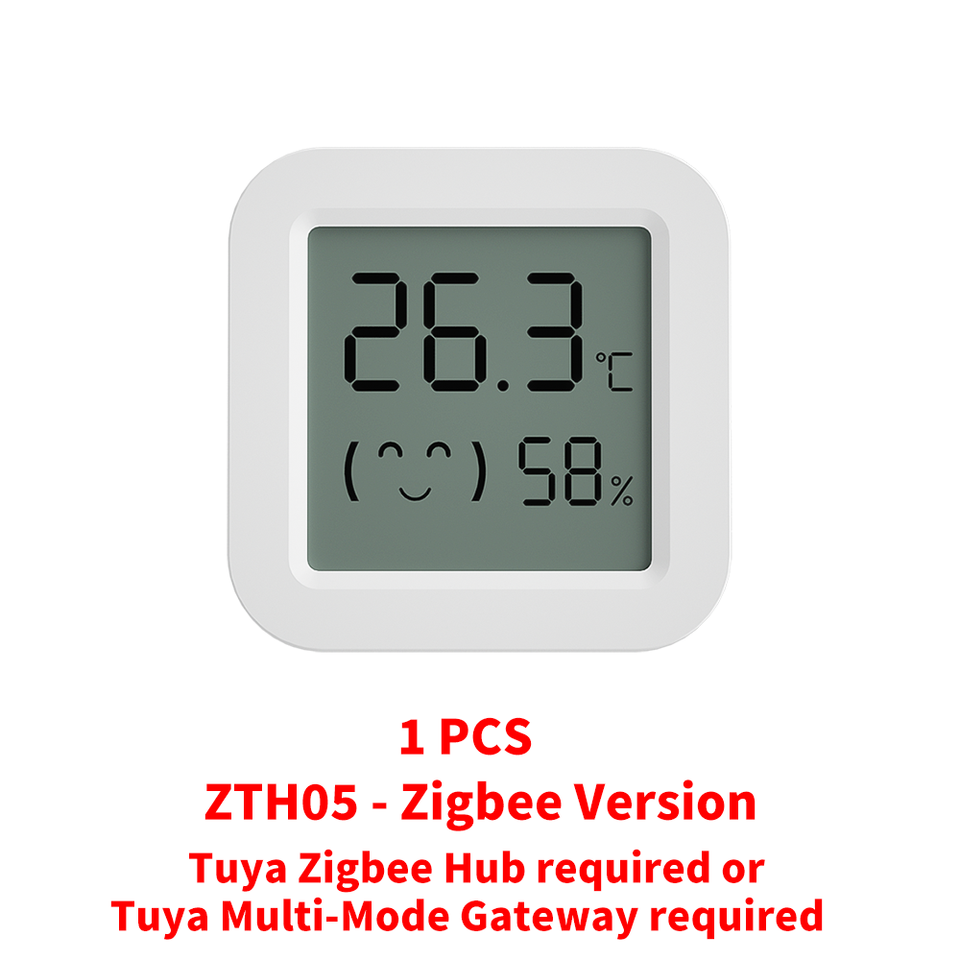 

Датчик температуры и влажности Tuya Zigbee Mini