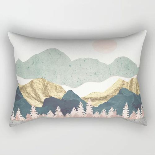 

Короткий плюшевый чехол для подушки 30x50/40x60 см