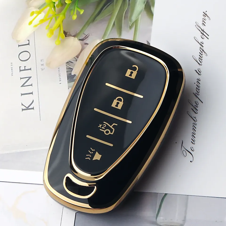

KEYYOU 1 шт. чехол из ТПУ для дистанционного ключа автомобиля для Chevrolet Chevy Camaro Cruze Malibu Equinox Onix Spark Sonic Volt Protect Shell