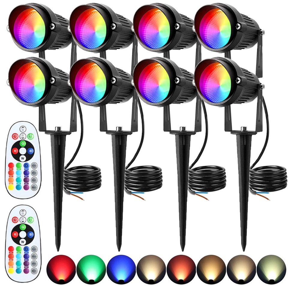 

Aesyzo RGB теплый белый газонный светильник 10 Вт