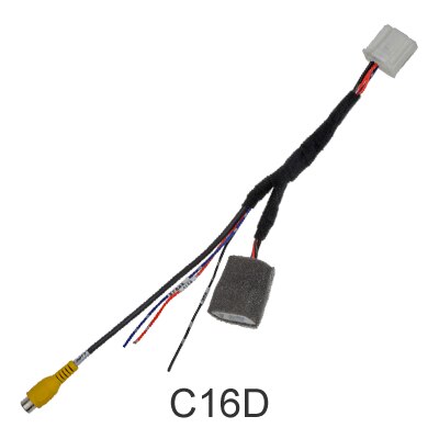 

SINOSMART 16-контактный кабель-адаптер камеры заднего вида для Hyundai ix25 Creta Kia K4 OEM экрана | Выход 12В | Вход CVBS C16