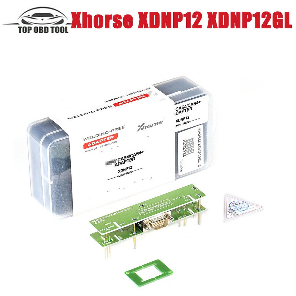 

2024 Xhorse XDNP12 XDNP12GL CAS4/CAS4 + припой бесплатно адаптер для BMW работает с мини PROG KeyTool Plus VVDI Prog